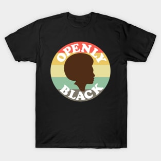 Openly Black Afro Pride T-Shirt